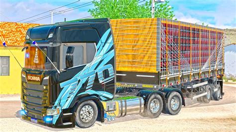 SCANIA S770 V8 NA CARRETINHA DOIS EIXOS COLOQUEI 210 KM H NA BR