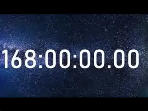 Week Hours Timer Countdown With Alarm Sound H Hrs