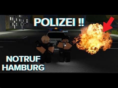 Meine ERSTE SCHICHT Bei Der POLIZEI In HAMBURG Roblox Notruf Hamburg