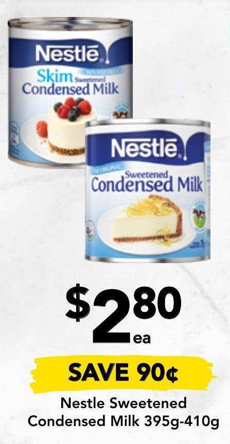 Nestle Sweetened Condensed Milk 395g 410g Offer At Drakes