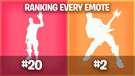 Ranking 20 Fortnite Emotes From The Worst To The Best Youtube