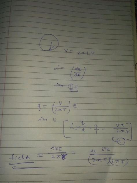 Q15 An Electron Moves Around The Nucleus In A Hydrogen Atom Of Radius 0 51 A With A Velocity Of