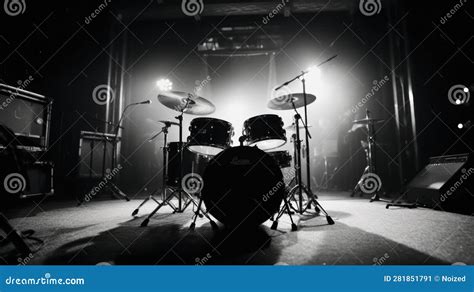 Drum kit stock image. Image of epic, cinematography - 281851791