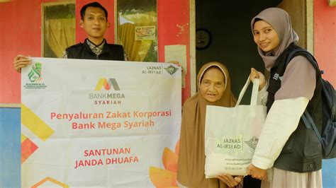 Laznas Al Irsyad Salurkan Zakat Korporasi Bank Mega Syariah Pada