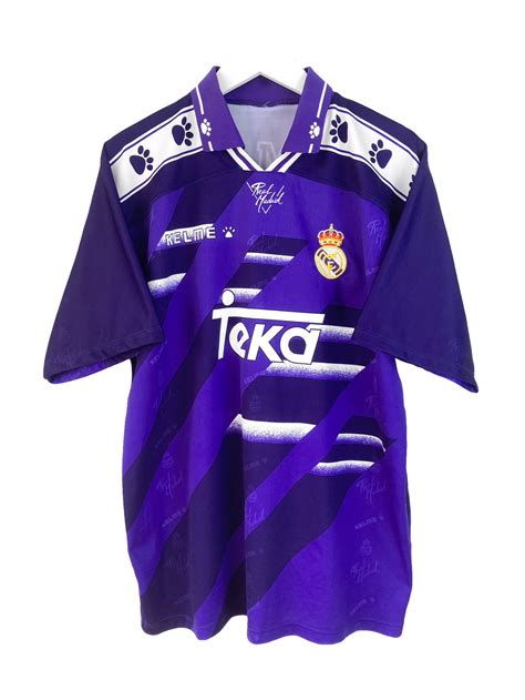 Match worn/issued Real Madrid Castilla away shirt 1995-1996 by Antonio