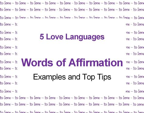 Words Of Affirmation Love Language Top Tips And Examples Hubpages