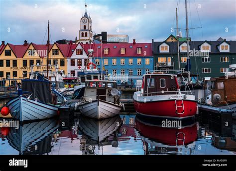 Torshavn City Capital Faroe Islands Stock Photos & Torshavn City ...