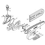 Stihl HT 56C Pole Pruner HT56C Parts Diagram Drive Tube Assembly