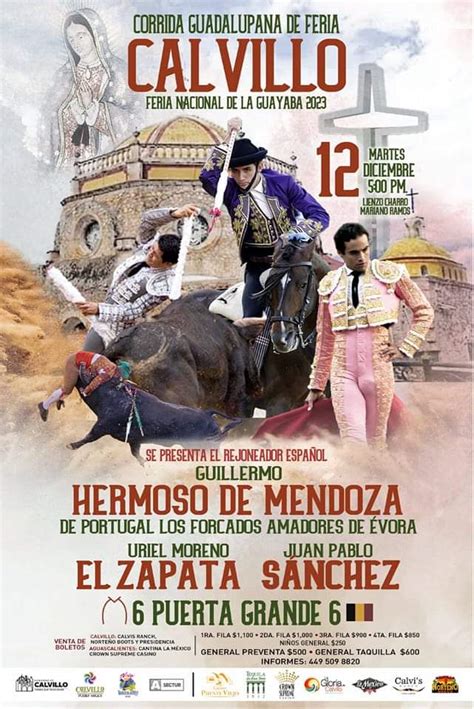 Cartel Taurino De La Feria Nacional De La Guayaba