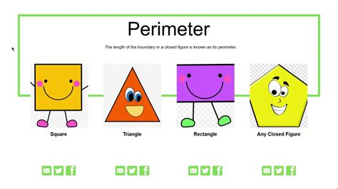 Perimeter Of Simple Shapes Pt 1 Std Iv Day Star School