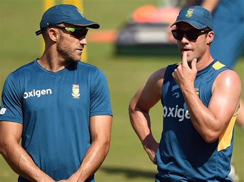 Faf Du Plessis Reveals Why He Didnt Ask Ab De Villiers To Come Out Of