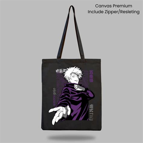 Tote BAG JUJUTSU KAISEN ANIME GOJO SATORU SUKUNA ITADORI TOJI MEGUMI