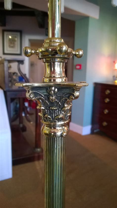 Antiques Atlas Late Victorian Brass Extending Standard Lamp