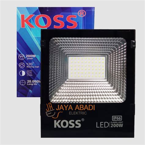 Jual Lampu Sorot Led Watt Lampu Sorot Tembak Led W Koss Outdoor