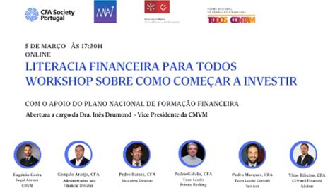 Literacia Financeira para Todos Workshop Sobre Como Começar a