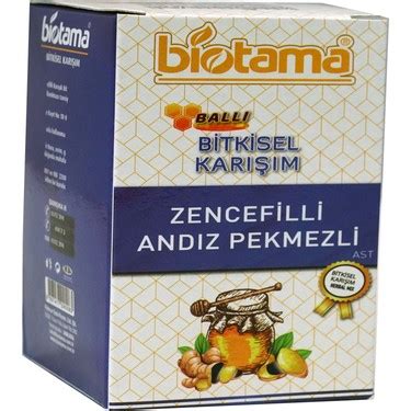 Biotama Ballı Zencefilli Andız Pekmezli Bitkisel Karışım 430gr Gıda