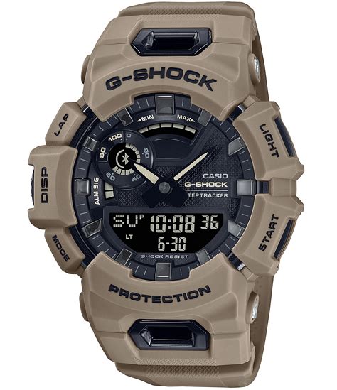 G Shock Mens Casio Bluetooth Ana Digi Black Resin Strap Watch Dillards