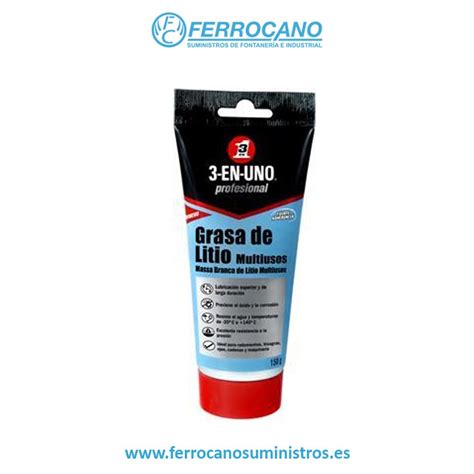 GRASA LUBRICANTE 3 EN UNO LITIO MULTIUSO 150 GR