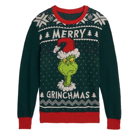 Dr Seuss The Grinch Merry Grinchmas Unisex Christmas Sweater