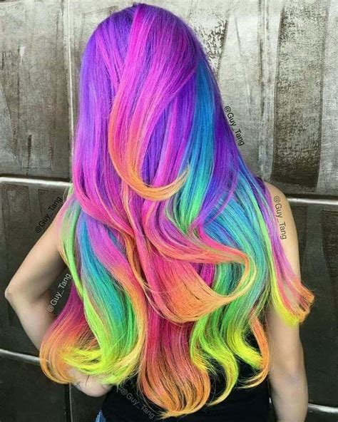 Cómo Hacer Mechas De Colores Fantasía Y Arco Iris Y Quitarlas