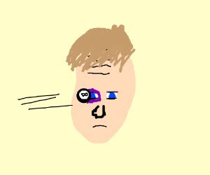 8 ball fracture #eyes - Drawception