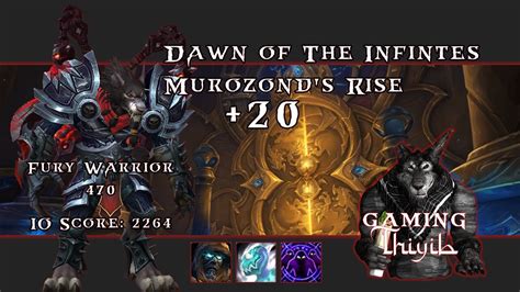 Fury Warrior Dawn Of The Infinites Murozond S Rise Youtube