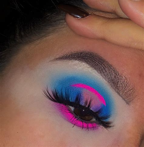 Blue And Pink Eyeshadow Pink Eyeliner Pink Eyeshadow Blue Eyeshadow