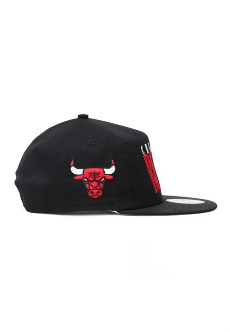 Buy New Era Chicago Bulls Nba Classic Spell Out Black Golfer Cap