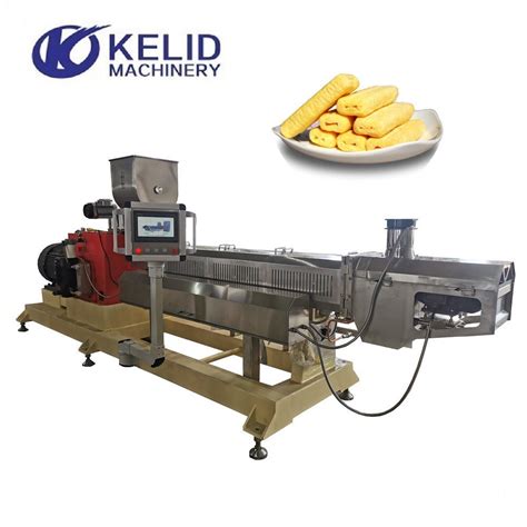 Industrial Chocolate Core Filling Snacks Production Line Cream Filled