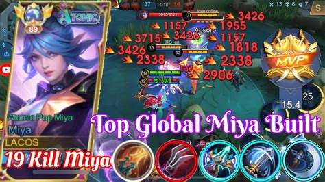 Kill Almost Savage Miya Gold Land God Miya Late Game Monster Mlbb