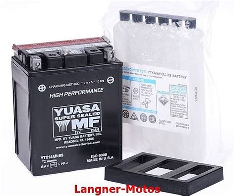 YTX14AH BS Yuasa AGM Motorrad Batterie 12V 12AH 210EN Yamaha Im Kanton