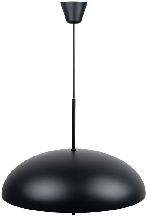 Lampa wisząca minimalistyczna czarna 49 5x41 cm DFTP Wyposażenie