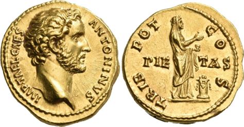 Yo On Tumblr Aureus Of Antoninus Pius Issued As Caesar Under Hadrian