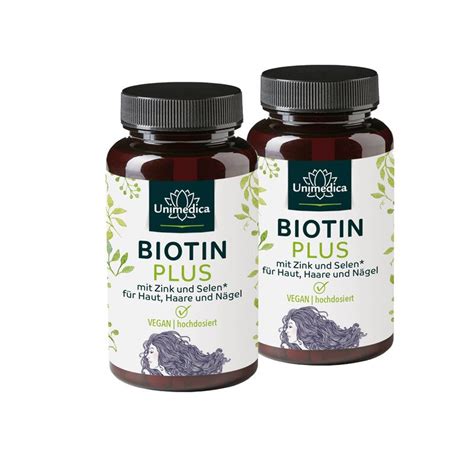 Biotin Plus mit Selen und Zink für Haut Haare und Nägel ultra