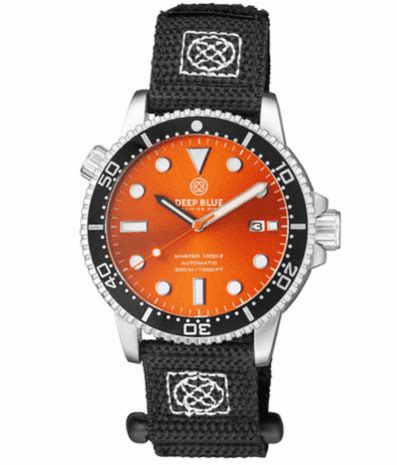 Master Automatic Diver Ceramic Black Bezel Orange Full Luminous