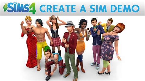 The Sims 4 Create A Sim Demo Official Gameplay Trailer YouTube