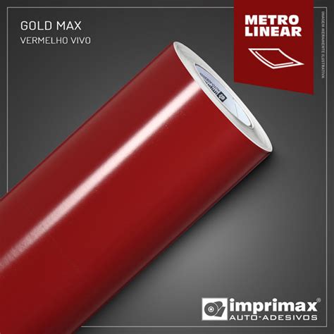 Vinil Goldmax Vermelho Vivo L Suprinil Suprimentos Para