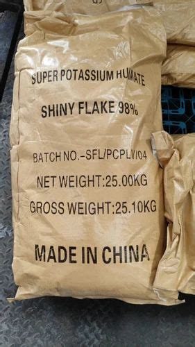 25 Kg Bag Powder Super Potassium Humate Shiny Flakes At Rs 60kg In Rajkot