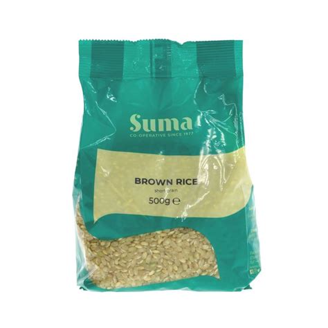 Suma Wholefoods Organic Short Grain Brown Rice 500g