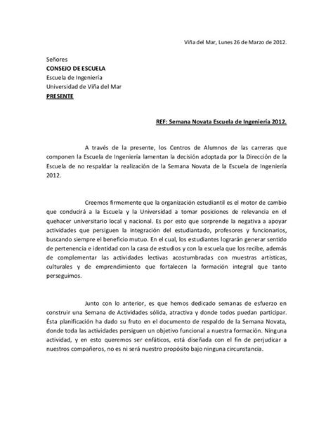 Carta Consejo Escuela