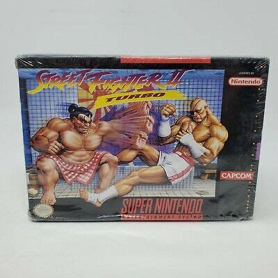 STREET FIGHTER II 2 Turbo Super Nintendo Entertainment System SNES