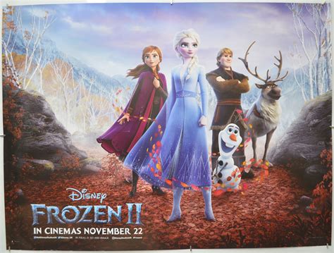 Frozen II Teaser Advance Version Original Movie Poster