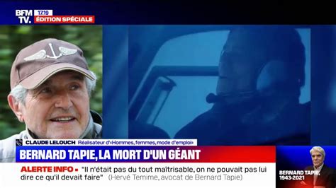 Mort De Bernard Tapie Il Nous Faisait R Ver Dans Tous Les Domaines