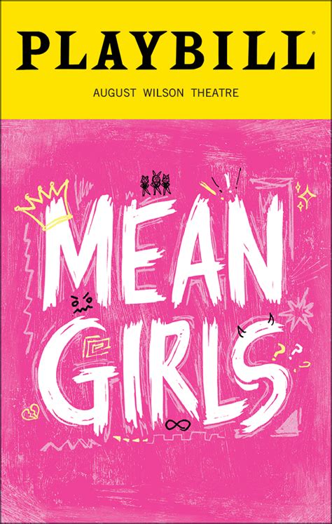 Mean Girls Broadway August Wilson Theatre 2018 Playbill