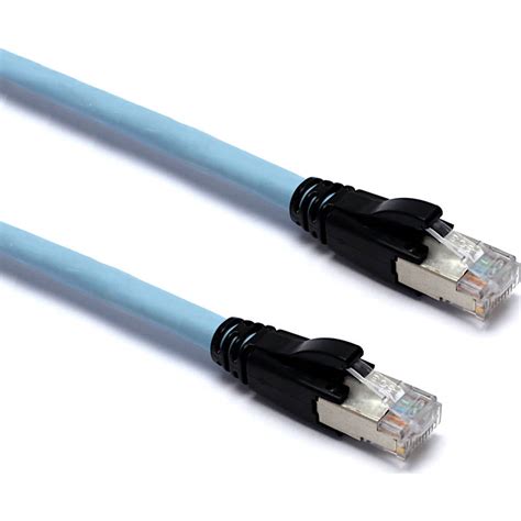 100 130 Excel Cat6A Solid Patch Lead F FTP Shielded LSOH Blade Booted