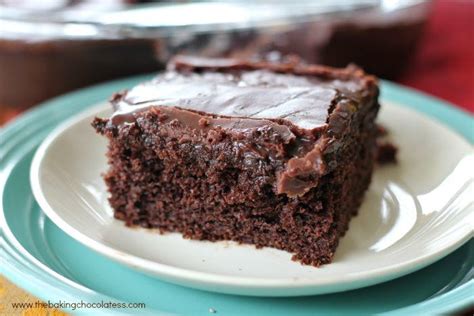 Sinful Triple Chocolate Fudge Poke Cake