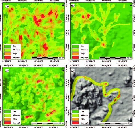 Density Classes Maps Of A Geological Fractures B Download