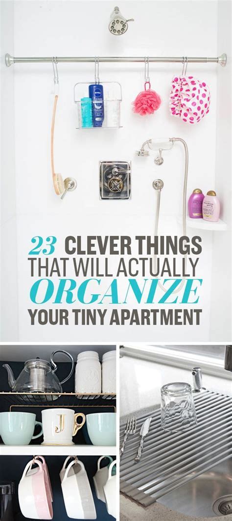 23 Clever Ways To Actually Organize Your Tiny Apartment Small Apartment