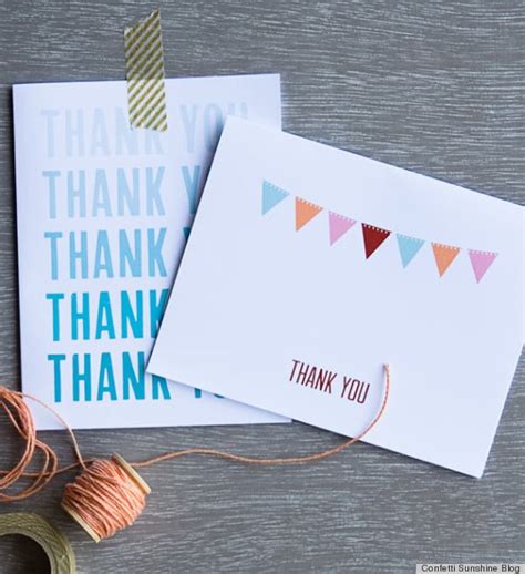 7 Free Printable Thank You Cards Because Sending An Email Isn't Always ...