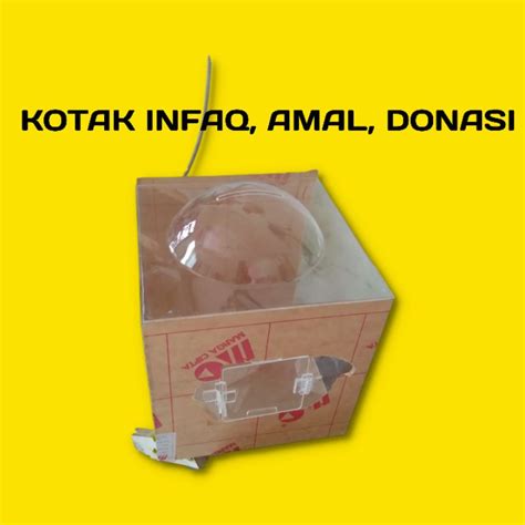 Jual Kotak Amal Infaq Akrilik Shopee Indonesia